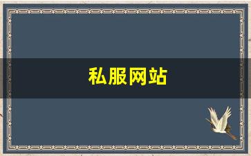 私服网站(传奇新开服网站大全)