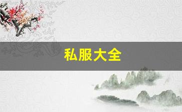 热血江湖网页版：私服大全