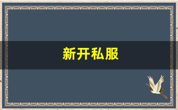 私服网站：新开私服(传奇新开服网站大全)