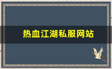 热血江湖私服网站 (13)