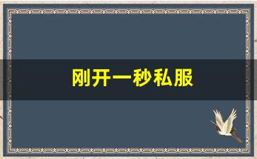 私服热血江湖网站：刚开一秒私服(最新开的